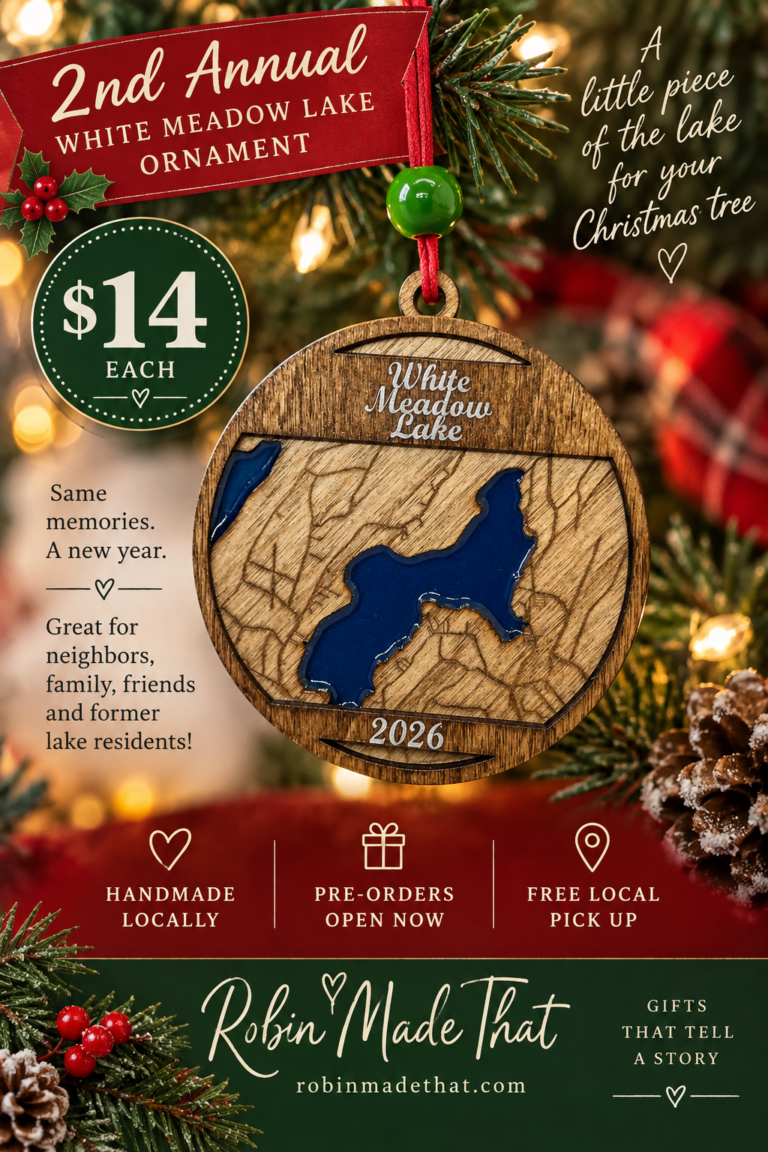 White Meadow Lake 2026 Ornament